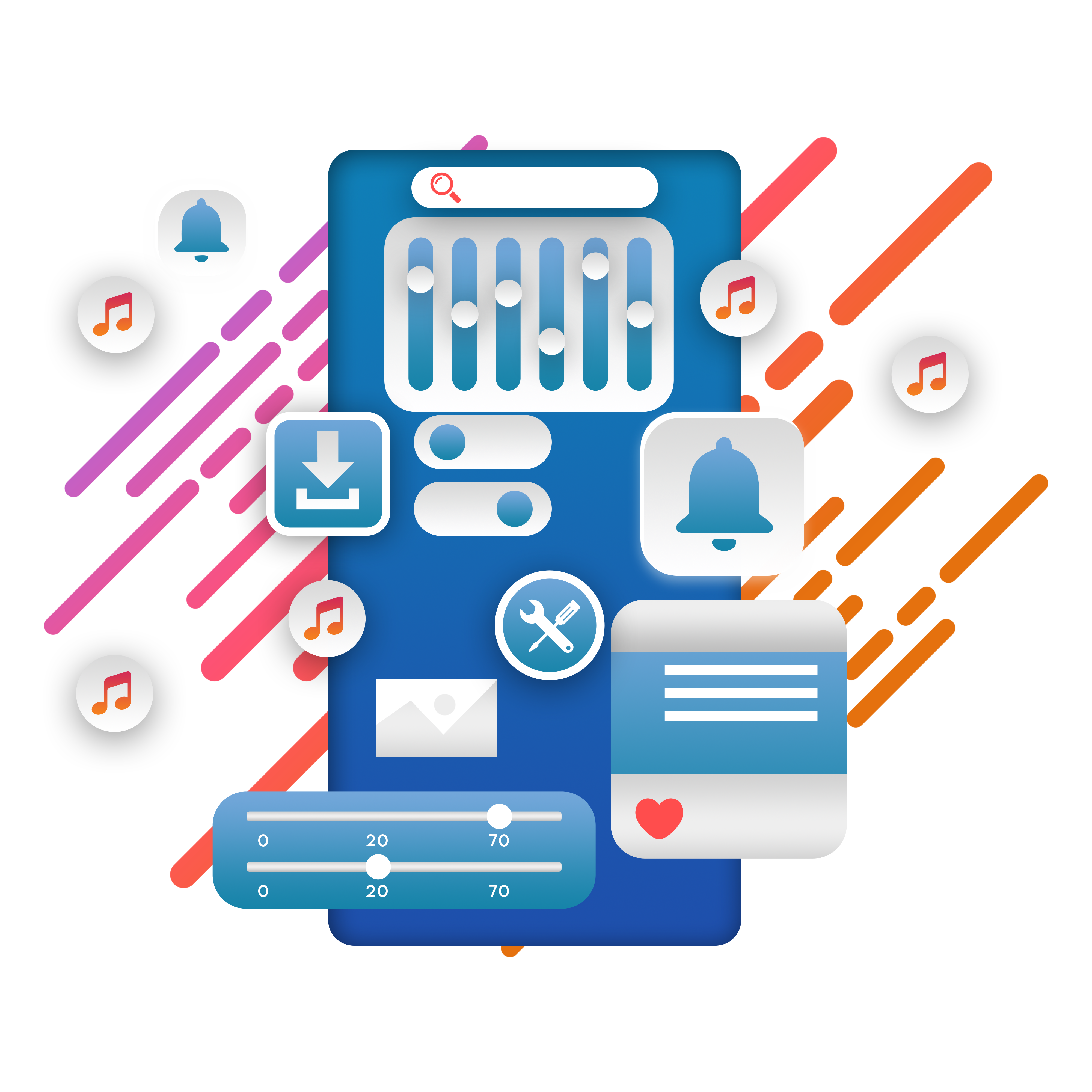 Painel digital e soluções da IzziHub