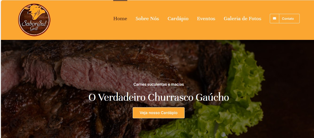 Site para restaurante