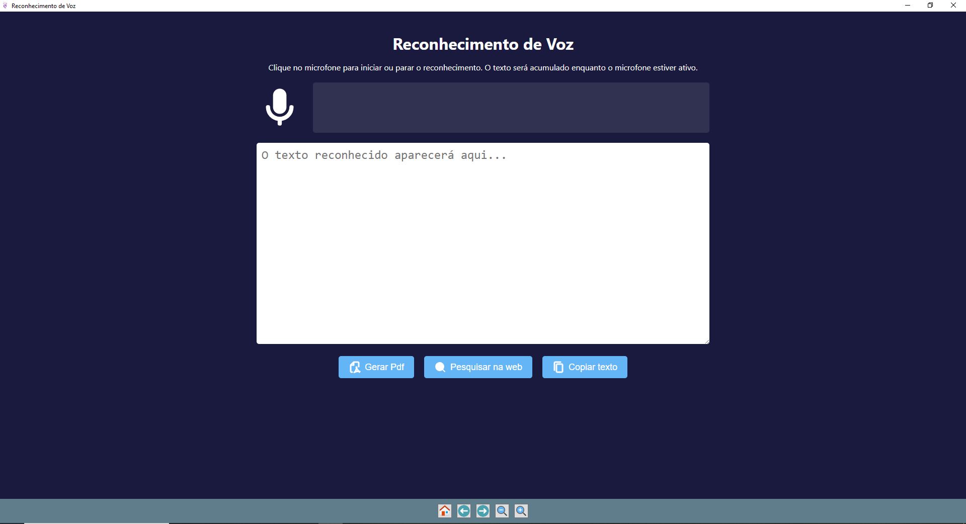 Transcritor de áudio - reconhecimento de texto e Libras
