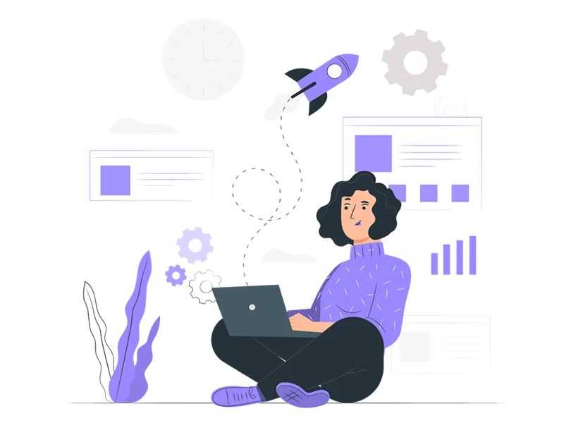 Equipe acompanhando a evolução de uma plataforma digital